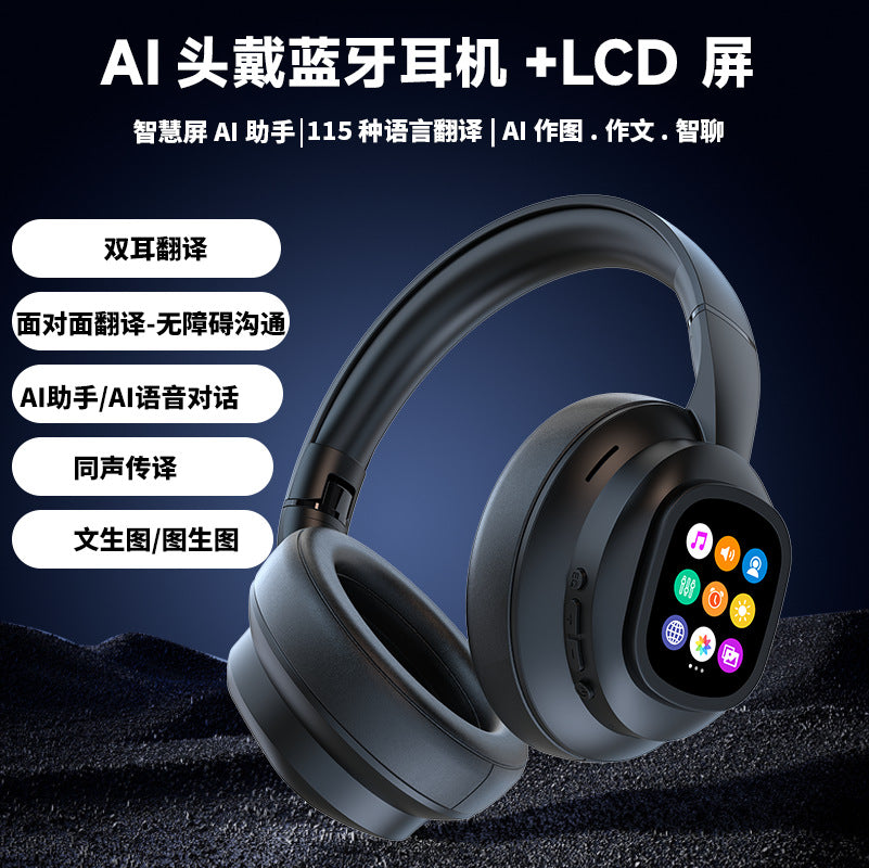 Hyundai x1 pro bluetooth earphones - open-ear wireless universal headphones with battery display and noise cancellation for sports
