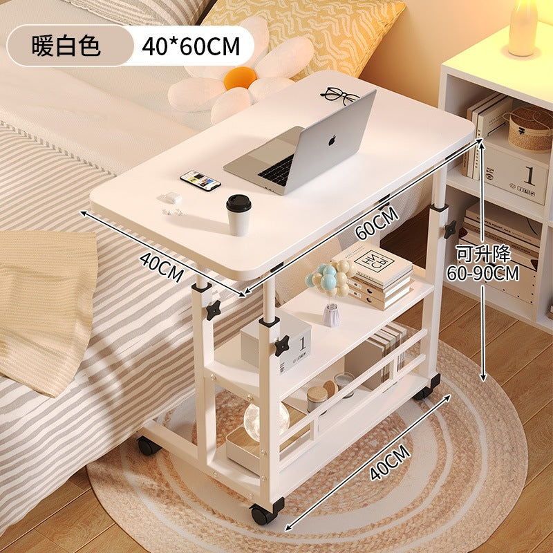 Bedside table movablelift computer table for home bedroom desk simple student dormitory bed small study table