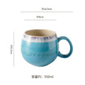 High-style, kiln-fired ceramic mug with a gradient design – perfect for a unique touch to your office afternoon tea. this generously sized mug is ideal for milk, coffee, or any beverage