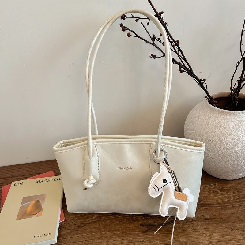 Spring gentle wind underarm bag women's bag new arrivalinseasiest for match shoulder bag student large capacity work clothing class bag