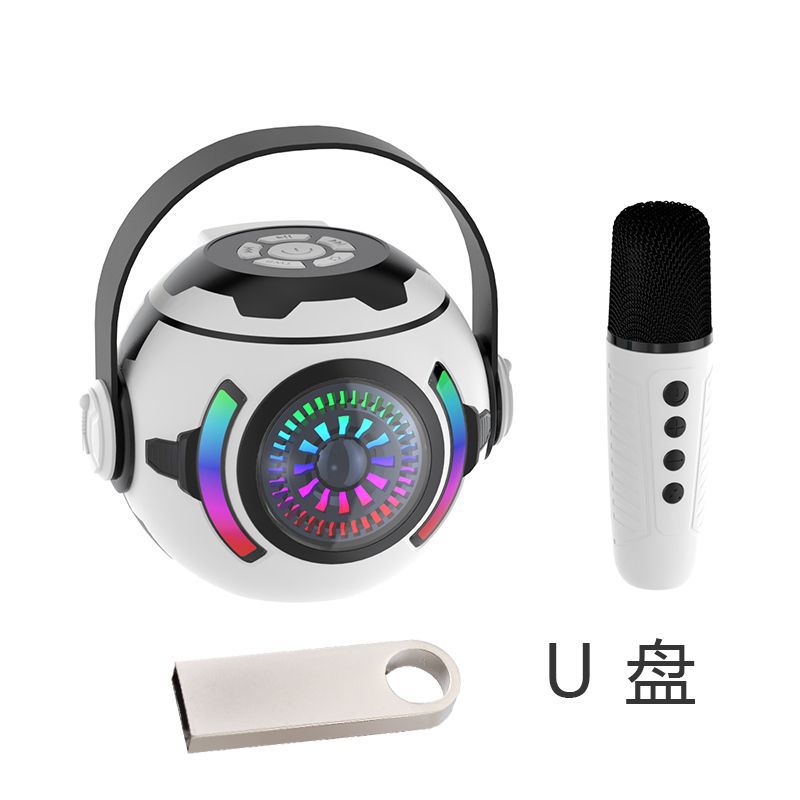Karaoke-ready bluetooth speaker: wireless, outdoor, smart mini speaker with deep bass, high volume, and long battery life