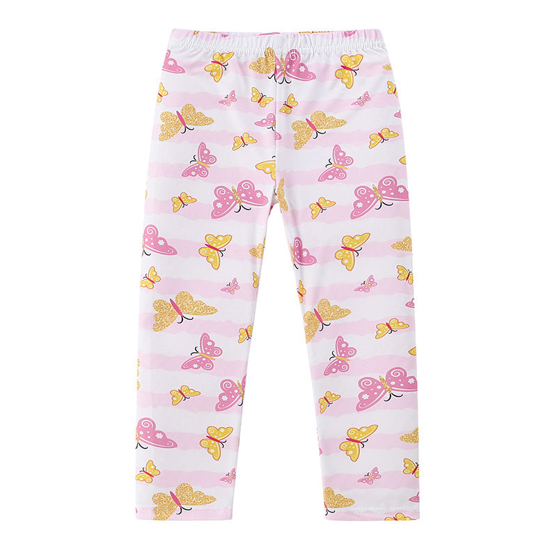Girls' leggings - 9/10 length, lightweight milk silk, suitable for spring/summer, can be worn as outerwear, new spring  collection