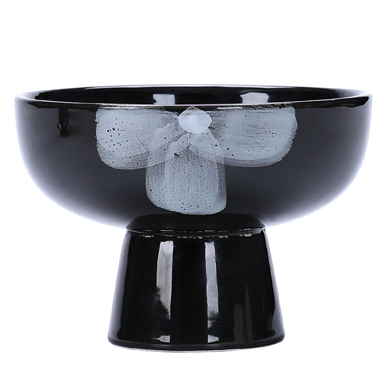 Vintage-inspired, niche design tall dessert cups - ceramic, high-style fruit, dessert, and tea tray
