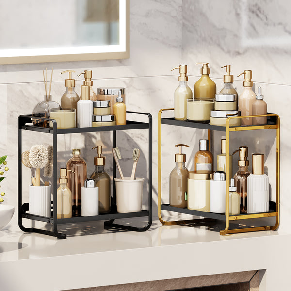 Cosmetics Shelf Desktop Storage Box Multi-layer Dresser Skin Care Finishing Layered Rack Dormitory Bathroom Wash Basket