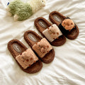 Cute capybara slippers - new autumn/winter collection: stylish, warm, and cozy fuzzy cotton slippers for indoor and outdoor wear