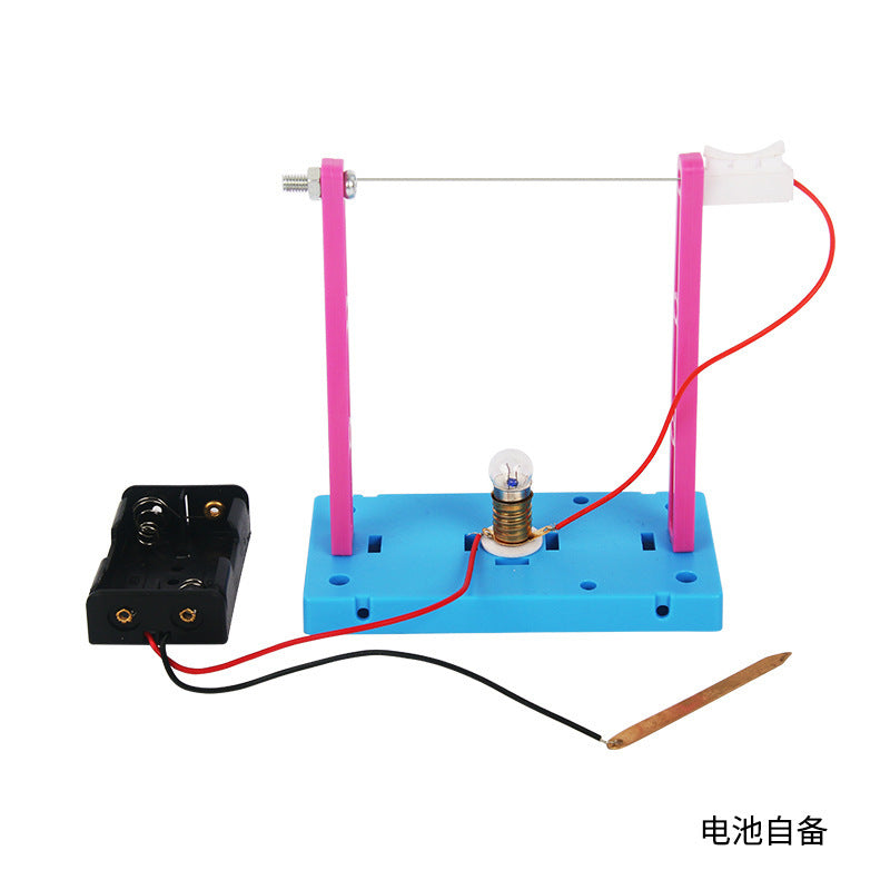 Science and technology small production, self-made light and dark lamp materials, scientific experiment small invention, primary school students DIY science teaching aids set