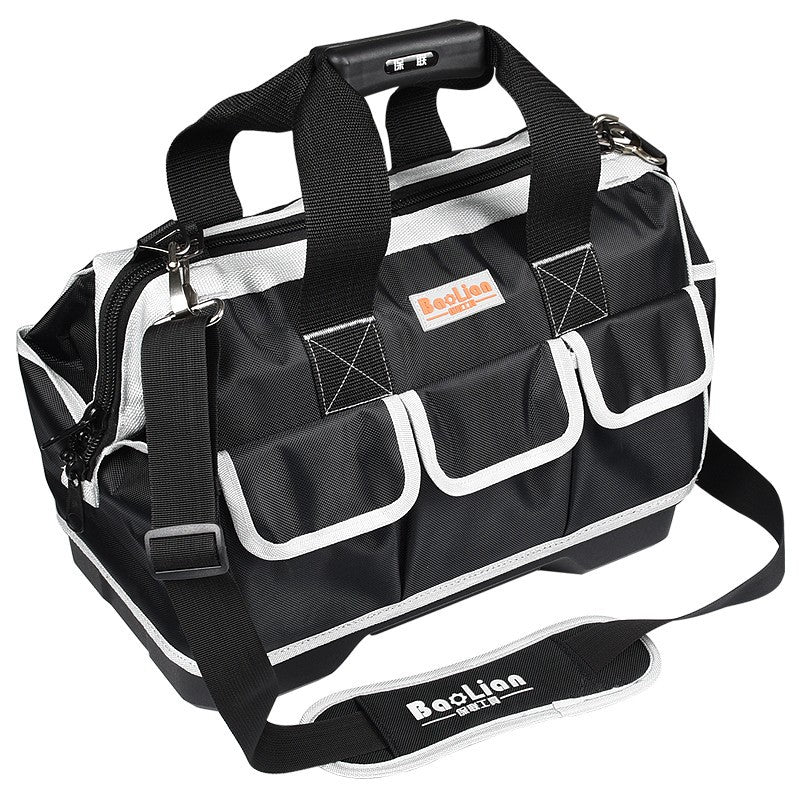 Portable Multifunctional Toolkit Thickened Canvas Special Maintenance Storage Bag for Electricians Strong and Durable Portable Tool Bag