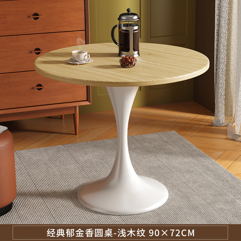 Coffee table, living room, for home, small apartment, side table, coffee table, negotiation table, round dining table, tulip balcony, small round table