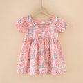 Pink floral dress