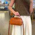 Genuine leather crossbody bag - 2024 spring/summer versatile fashion handbag - fresh & chic top grain cowhide premium small square bag