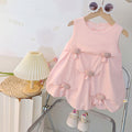 Girl summer bud skirt summer popularins baby k-styledress western style children's sleeveless vest skirt