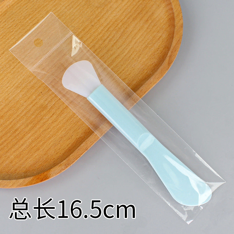 Beauty silicone brush facial mask brush makeup brush soft bristle head brush mud mask beauty tool fan-shaped fruit acid brush