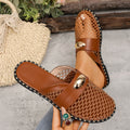 Exportnew arrivalplus sizemary jane mesh breathable flats slippers women's toe mesh breathable fishnet toe half drag