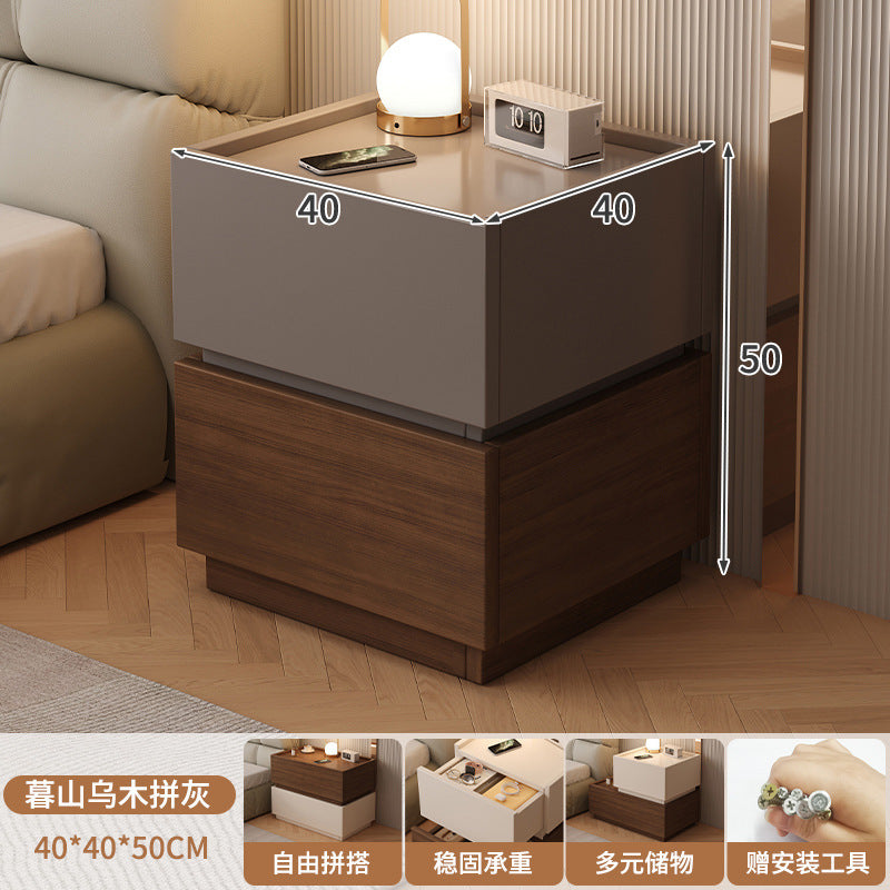 Bedside table for home italian normcore storage storage free combination cabinet popular sofa side table bedroom bedside table