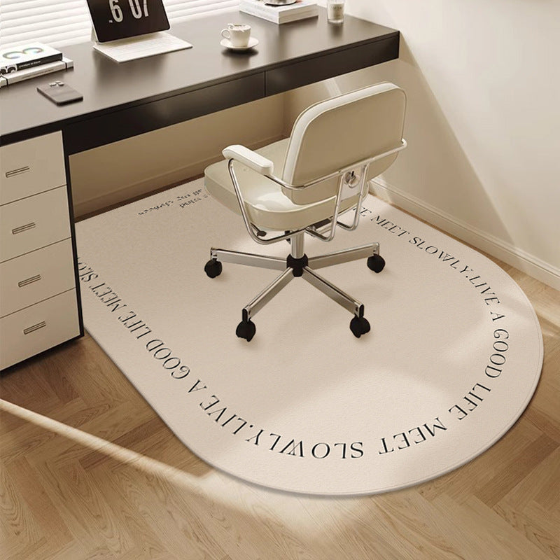 Computer swivel chair floor mat, study table under pulley seat non-slip cushion, bedroom floor mat dresser carpet