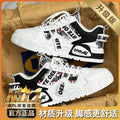 Men's white sneakers - spring/autumn breathable 2025 new trendy brand chunky sole athletic casual skate shoes - niche versatile streetwear footwear