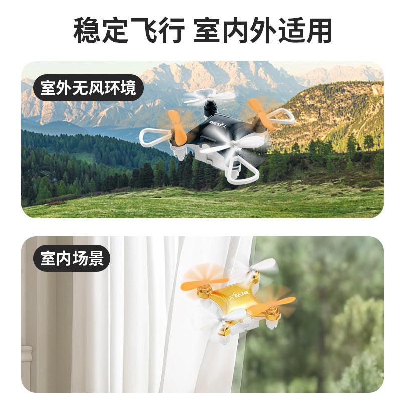 mini pocket drone remote control aircraft - long battery life, crash-resistant quadcopter - boy's toy, small gift