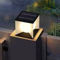 Outdoor solar post cap lights, modern minimalist fence lights, waterproof pillar lights, villa gate post lights