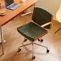 Custom retro armrest swivel chair - adjustable height, comfortable for home, office, dorm, and extended sitting - perfect for desk work and studying