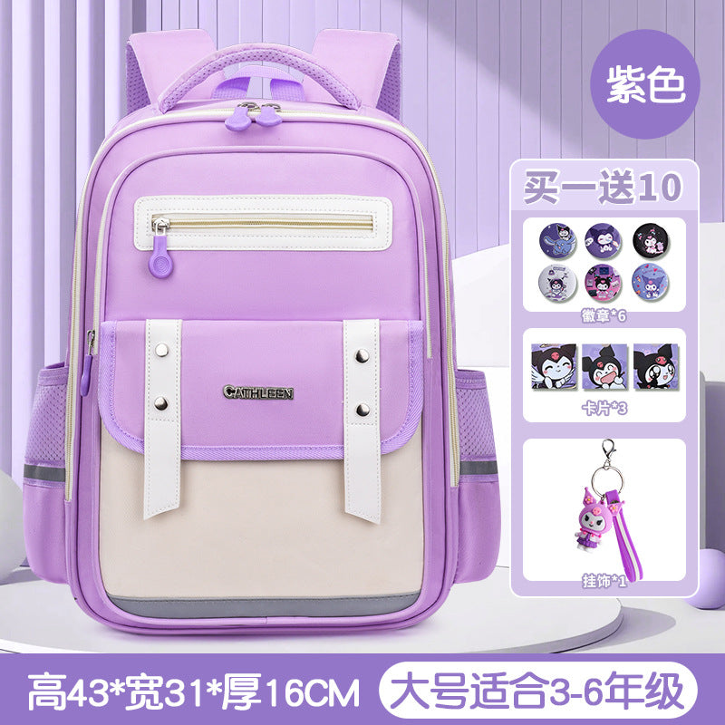 New cloud schoolbag 1-3-6 grade primary school students schoolbag boys and girls reduce the burden of children large capacity backpack