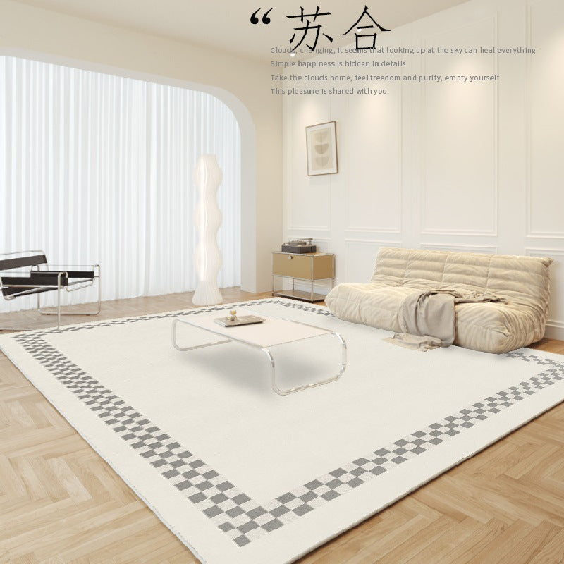 Sofa rug, light luxury, high-end living room bedside rug, bedroom anti-fall ins coffee table rug, simple modern household floor mat