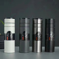 New one-touch open car tea cup, 316 stainless steel insulated mug, business style tea infuser gift cup