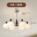 Nordic medieval style living room lamp chandelier modern casual restaurant chandelier study bedroom medieval magic bean chandelier lamp
