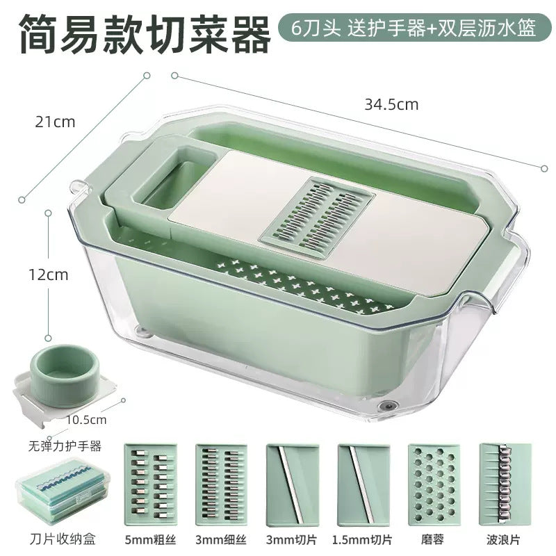 Multifunctional grater stainless steel vegetable cutter for home potato shreds cucumber slicer grater vegetable cutting handy gadget