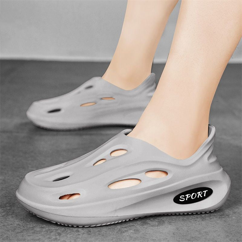 Coconut hole shoes men's summeroutweareva toe cap slippers outdoor casual sports beach sandals men's slippers