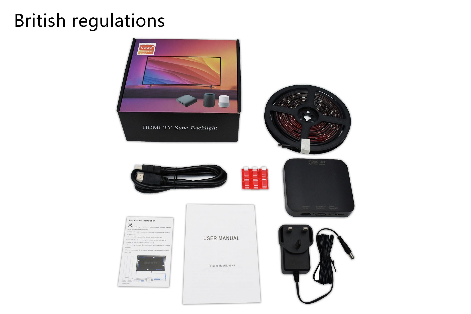 TV Backlighting Syncing Box HDMI All TV Sync Box Ambient