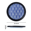 10inch disc with edge-leaf pattern