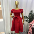 women's ruffle trim slim fit elegant exquisite craftsmanship space layer dress - special offer