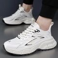 Men's shoes 2026 new lightweight breathable versatile athletic casual hollow-out anti-slip dad shoes student shoes for men