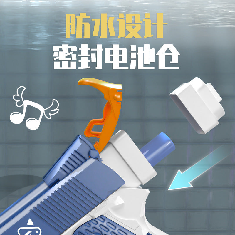 new fully automatic electric desert eagle water gun toy with light burst 1911 water splashing festival wholesale men