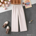 Girls' white suit set - spring/autumn new arrival: stylish and chic children's blazer and wide-leg pants two-piece outfit