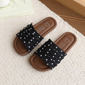 Vancahao ethnic style slippers for women outwearsummernew arrival one-strap sandals student flats one-strap sandals