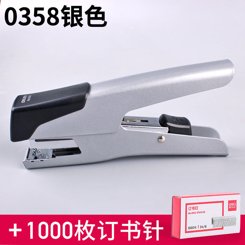 Deli hand-held takeaway packing snack bag hand-held labor-saving stapler No. 12 order hand-held stapler wholesale