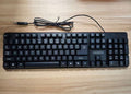 Colorful kn100 wired office keyboard and mouse combo - usb office keyboard and mouse universal assembly kit - white