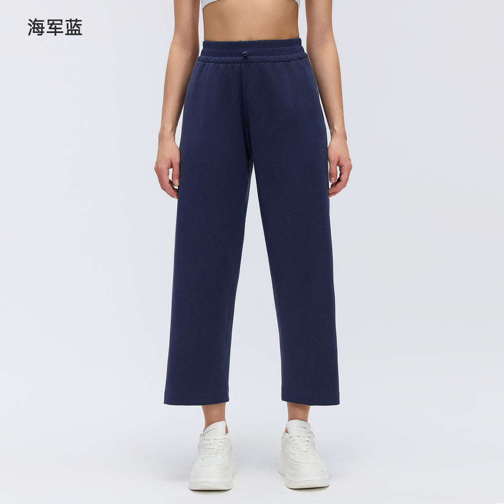 Women's spring/summer casual pants - modal, loose fit, slimming, straight leg - commute, outdoor, fitness, and activewear - d26013