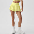 cool cloth sports shorts casualfashion quick-drying high-waist abdominal control three-quarter pants sun protection breathable running fitness