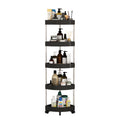 Triangular storage rack floor-standing kitchen corner bath bathroom shower corner multi-layer toilet storage rack