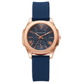 Trendy korean style quartz watch for women - elegant wristwatch with silicone strap - wholesale student watches
