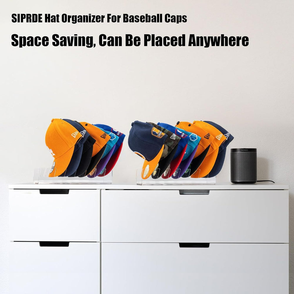 Convenient home hat rack, baseball cap organizer, clothing store baseball cap display stand, acrylic desktop storage rack