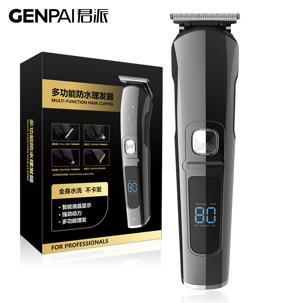 8688 hairdressing electric hair clipper full body washable hairdressing clipper electric clipper razor shaved flat head wireless