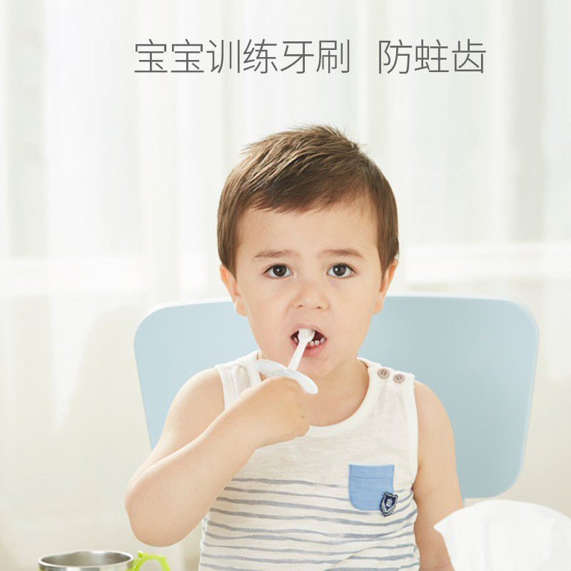 Baohui manufacturer baby toothbrush, infant toothbrush, 1-2 year old training toothbrush, 2-pack, oem odm private label, customization available