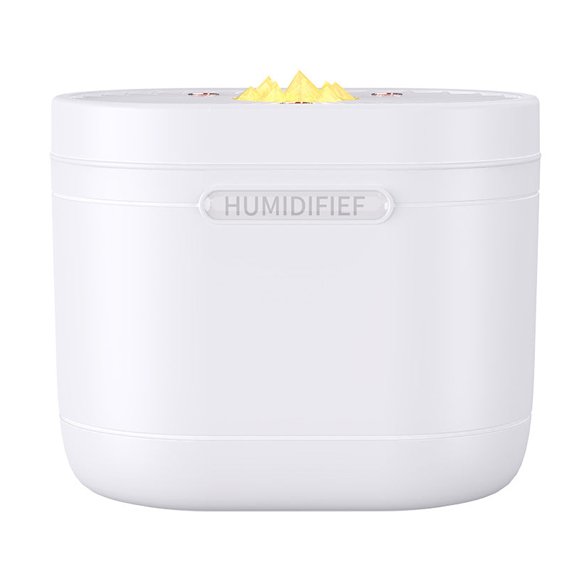 Creative colorful ambient light air humidifier, usb indoor bedroom desktop hydration, silent high mist output humidifier