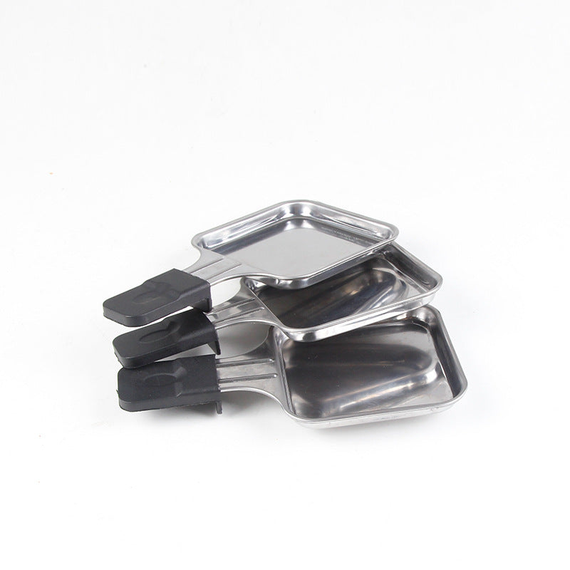 Stainless steel hand plate double-layer electric oven matching hand plate korean electric oven hand plate barbecue accessories wholesale tools