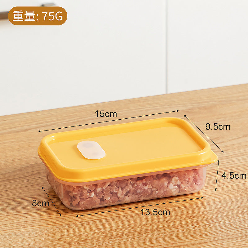 Kitchen Food Refrigerator Storage Box Transparent Sealed Fruit Food Fresh-keeping Box Food Grade Plastic Japanese Bento Box