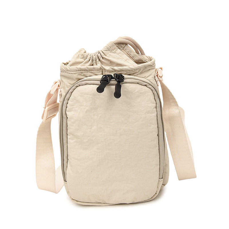 New bag Women's messenger bag 2025 outdoor sports lightweight mobile phone bag Oxford cloth shoulder bag commuter small satchel