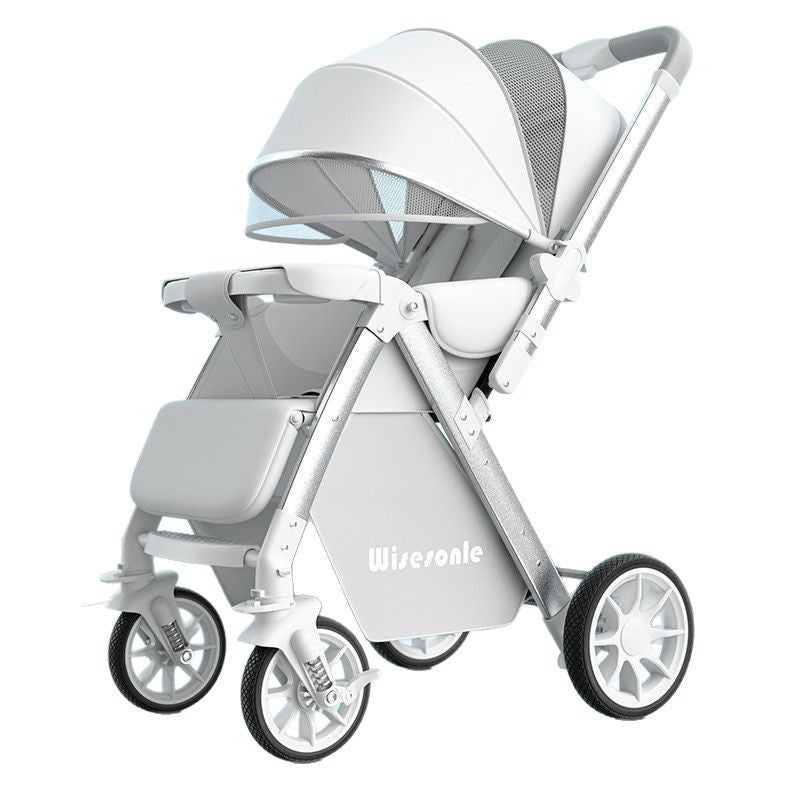 Baby stroller can sit or lie down high view lightweight foldable two-way stroller kids stroller walking baby wholesale